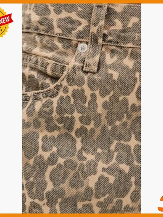 Mid-Rise Wide Leg Ankle Jeans, Non-Stretch Denim, Runs Large - Picture 6 of 6